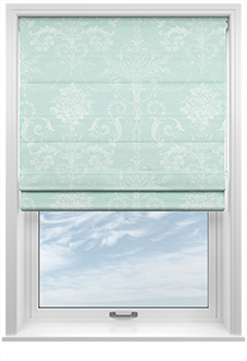 Laura Ashley Josette, Duck Egg - Roman Blind